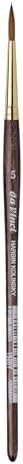 da Vinci Watercolor Series Paint Brush, Round Harbin Kolinsky Red Sable with Black Handle, Size 5 (1526Y-05) Da Vinci Brushes