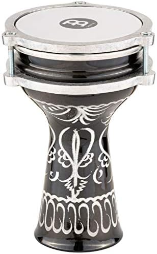 Meinl Percussion Mini Darbuka Egyptian Goblet Drum, Hand Engraved — Made in Turkey — Synthetic Head, 2-Year Warranty (HE-052) Meinl Percussion