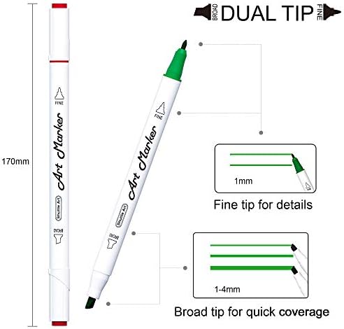 Набор художественных маркеров Shuttle Art на водной основе, 30 цветов, двусторонние, для иллюстраций и раскрашивания Shuttle Art