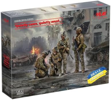 ICM 35752 - "Quietly Came, Quietly Went…, Special Operations Forces of Ukraine (4 Figures) (100% New molds) - Scale 1:35 Icm