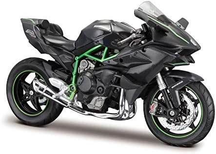 Maisto Kawasaki Ninja H2R Motorbike Build-it-Yourself Die-Cast Model Kit - 1:12 Scale, Assorted Designs and Colours Maisto