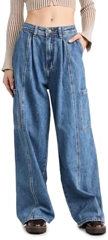 Women's Veneda Baggy Jeans Lioness