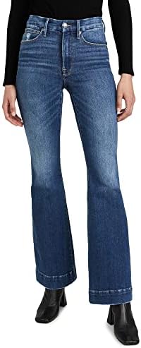 Good American Women's Good Legs Flare Deep V Back Jeans Good American