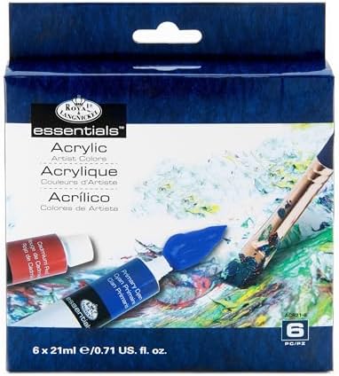 Royal & Langnickel Acrylic Color Artist Tube Paint, 21ml, 24-Pack Royal & Langnickel