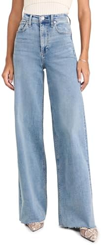 rag & bone Women's Flexi Sofie High Rise Full Length Wide Jeans Rag & Bone