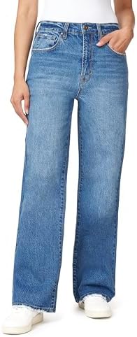 kensie Jeans for Women The Izzy High Rise Relaxed Straight 31-Inch Inseam, Sizes 0-12 Kensie