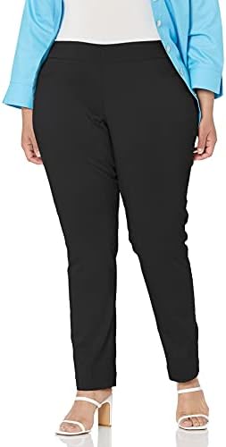 SLIM-SATION Women's Plus-Size Pull-on Straight-Leg Pant SLIM-SATION