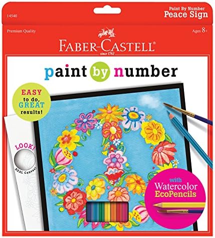 Faber-Castell Paint by Number Cupcake Pop-Art - Complete Paint by Number Kit for Kids Faber-Castell