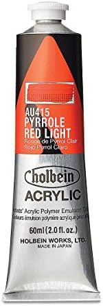 Holbein Heavy Body Artist Acrylic 60ml Pyrrole Red Light Holbein