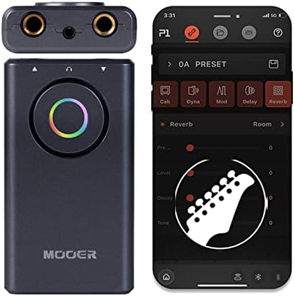 MOOER M1 Multi-Effects Processor, Bass Guitar Pedals with 128 Guitar Effect Models 21 Bass Effect Models 10 Metronomes 40 Drum Grooves 80s Looper OTG USB Recording Headphone Output MOOER