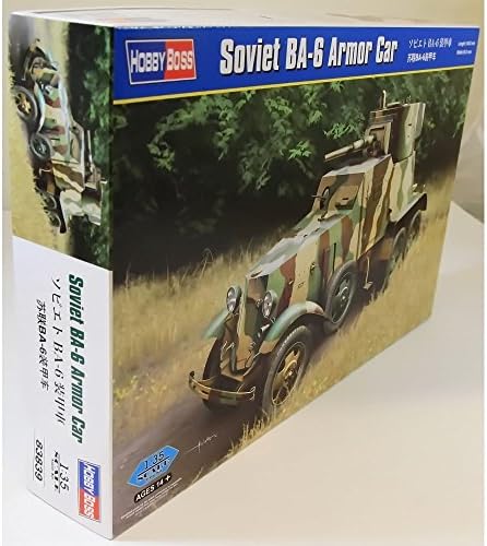 Hobby Boss 1/35 Soviet BA-6 Armor Car Model Kit Hobby Boss