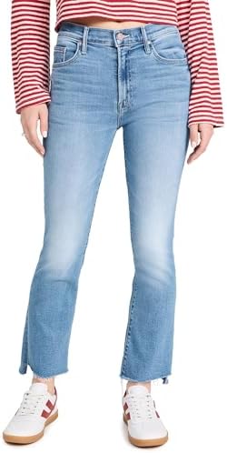 MOTHER Women's The Insider Crop Step Fray Jeans Mother