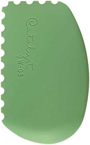 Princeton Catalyst Tools, Art Supplies for Texturizing and Moving Paint, Wedge- Green Princeton