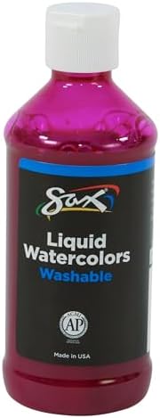 Sax PAINT WATERCOLOR LIQUID MAGENTA 8 OZ Sax