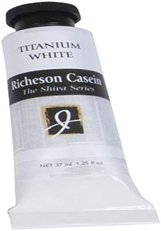 Jack Richeson Artist Casein Colors, 37-Milileter, Titanium White Jack Richeson