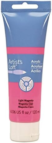 Artist's Loft Acrylic Paint, 4 oz (Lite Magenta) Artist's Loft