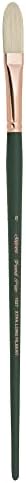 Silver Brush Limited 10272 Grand Prix Filbert Brush for Oil Paintings, Size 2, Xtra Long Handle Silver Brush Limited