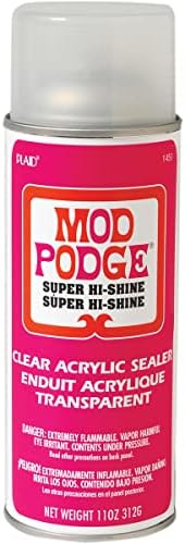 Mod Podge Acrylic Sealer (11-Ounce), 1450 Super Gloss Mod Podge