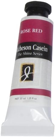 Jack Richeson Artist Casein Colors, 37-Milileter, Rose Red Jack Richeson