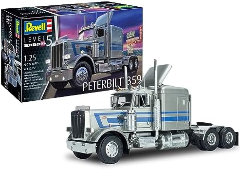 Revell 85-2627 Peterbilt 359 1:25 Scale 302-Piece Skill Level 5 Model Car Building Kit Revell