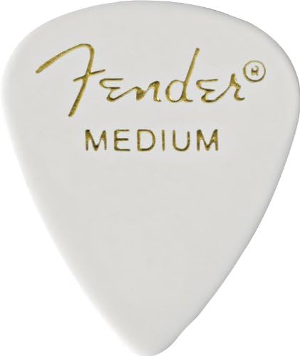 Медиаторы Fender Premium Celluloid 351, аксессуары для гитары, средняя толщина, набор из 12 штук Fender