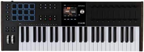 MIDI-контроллер Arturia KeyLab 49 mk3 Black, 49 клавиш, 12 чувствительных пэдов, USB-C, 9 энкодеров ARTURIA