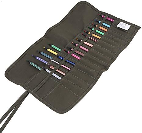 Paint Brush Holder 30 Slots Roll Up Paint Brush Bag Artist Draw Pen Watercolor Oil Brushes Case, Paint Brush Bag Walfront