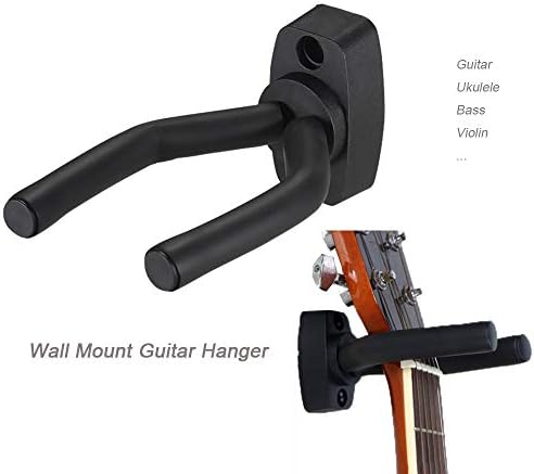 Guitar Wall Hanger Stand Ukulele Keep Guitar Wall Mount Hook Holder Mount Display Stand Rack Bracket Most Guitar Bass Accessories EastyGold