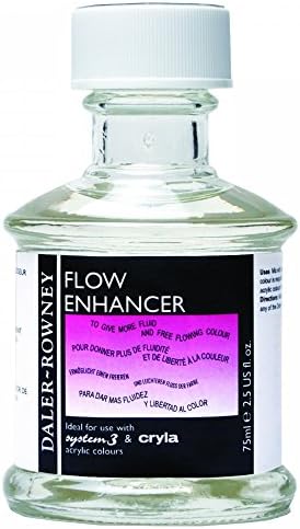 Daler Rowney Acrylic Medium, Glass Jar, 2.54oz - 75 ml, Flow Enhancer Daler Rowney