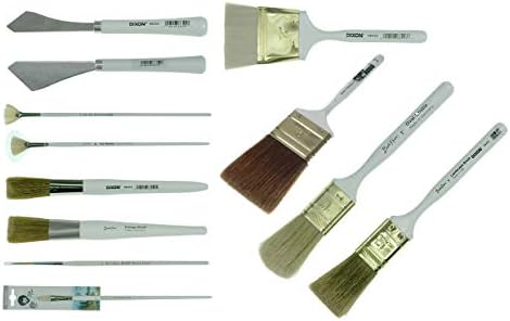 Bob Ross - Landscape Brush Set, Oil Based Painting Tools, 12 pieces Bob Ross