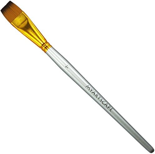 MyArtscape Taklon Synthetic Brushes - Short Handle Replacement Brushes … (Liner 2) MyArtscape