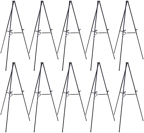 Классический черный алюминиевый мольберт высотой 66 дюймов, переносной с регулируемой высотой, выдерживает нагрузку до 25 кг U.S. Art Supply