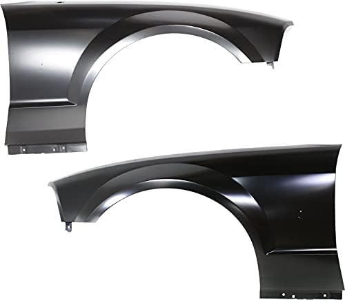 Garage-Pro Front Fender Set of 2 Compatible With 2005-2009 Ford Mustang, Primed, Steel, For GT Model Driver and Passenger Side Garage-Pro