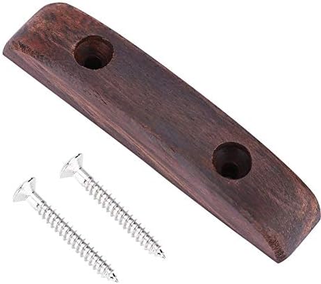 Bass Guitar Thumb Rest, Rosewood Thumb Rest with Mounting Screw for Bass Guitar Accessory Guitar Replacement Part Electric guitar accessories Dilwe