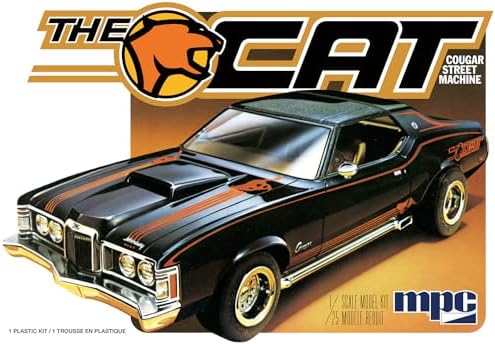 MPC 1973 Mercury Cougar The Cat 1:25 Scale Model Kit Mpc