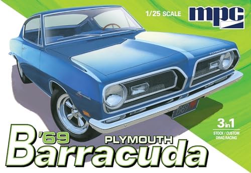 MPC 1969 Plymouth Barracuda 1:25 Scale Model KIt Mpc