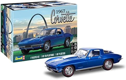 Revell Level 4 Model Kit 1967 Chevrolet Corvette Sport Coupe 1/25 Scale Model Revell