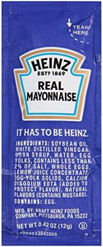 Heinz Mayonnaise Sachets - 50 x 12gm Heinz