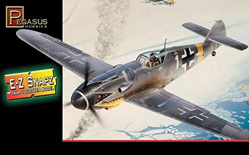 Модель самолета Messerschmitt Bf-109 G-6 в масштабе 1:48, набор для сборки из пластика без использования клея, с декалями и подробной инструкцией Platz