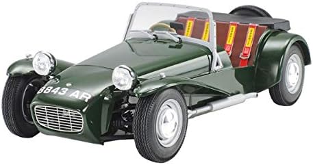 Tamiya 24357-000 300024357 Alfa Romeo 1:24 Lotus Super 7 Series II, Highly Model, Plastic, Assembly Kit, Detailed Replica, Unpainted Tamiya