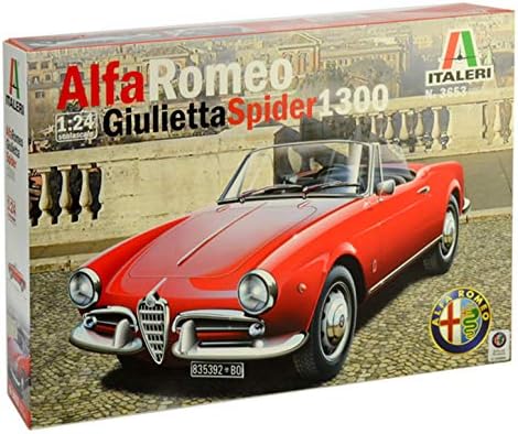 ITALERI 3653 1/24 Alfa Romeo Giulietta Spider 1300 Plastic Model Italeri