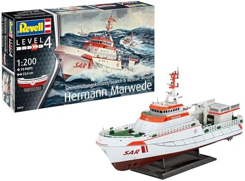 Revell Germany Search and Rescue Vessel Hermann Marwede Model Kit Revell