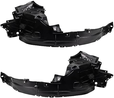 TRQ Inner Fender Liner Set Compatible with 2002-2004 Acura RSX AC1248105 AC1249105 Trq