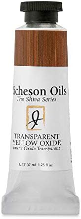 Jack Richeson Artist Oil Colors, 37ml, Transparent Yellow Oxide Jack Richeson