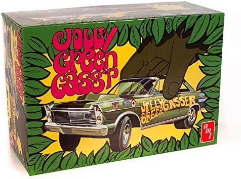 AMT 1965 Ford Galaxie Jolly Green Gasser 1:25 Scale Model Kit (AMT1192) Amt