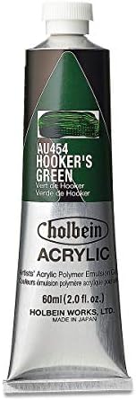 Holbein Heavy Body Artist Acrylic 60ml Hookers Green Holbein