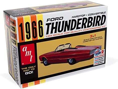 AMT 1966 Ford Thunderbird Hardtop/Convertible 1:25 Scale Model Kit Amt