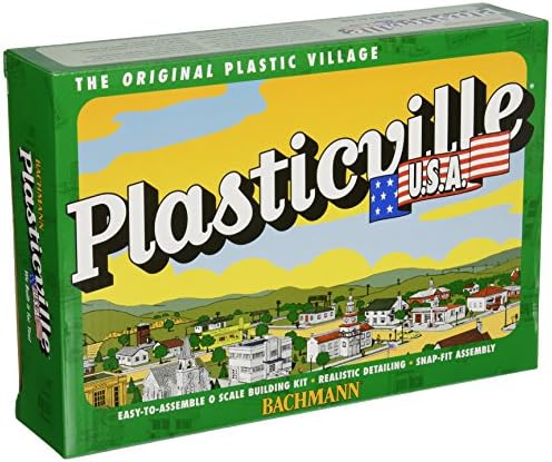 Bachmann Trains - PLASTICVILLE U.S.A. BUILDINGS – CLASSIC KITS - DAIRY BARN - O Scale Bachmann