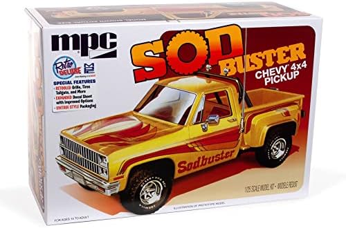 MPC 1981 Chevy Stepside Pickup Sod Buster 1:25 Scale Model Kit Mpc