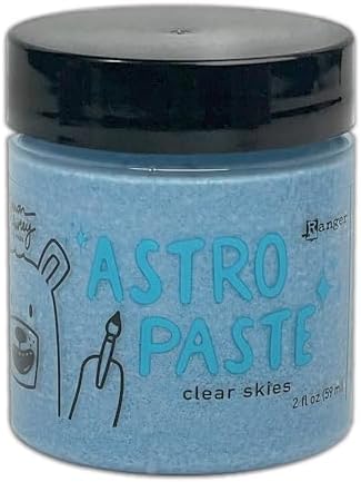 Прозрачная текстурная паста с блестками Simon Hurley Astro Paste, 59 мл - создаёт яркий эффект при нанесении Ranger